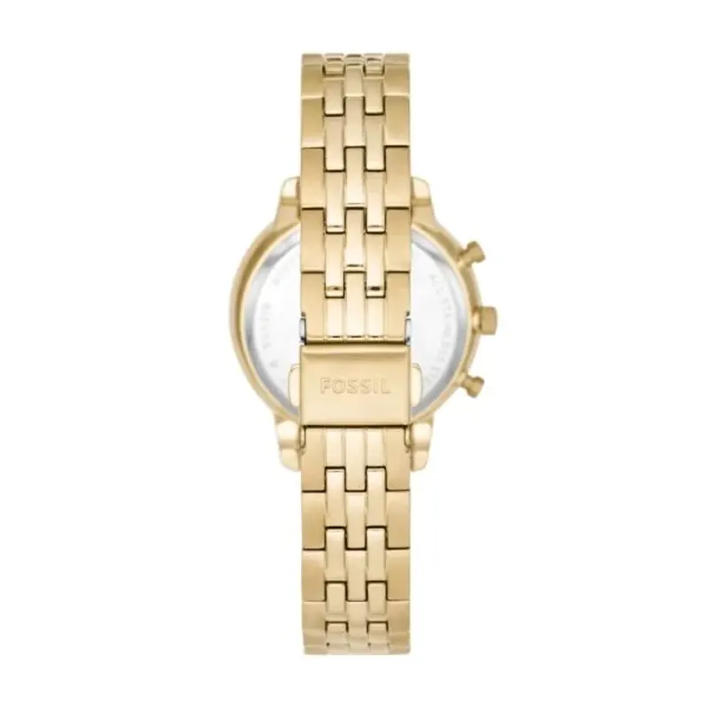 Fossil Neutra Chronograph Gold Dial Ladies Watch- ES5219